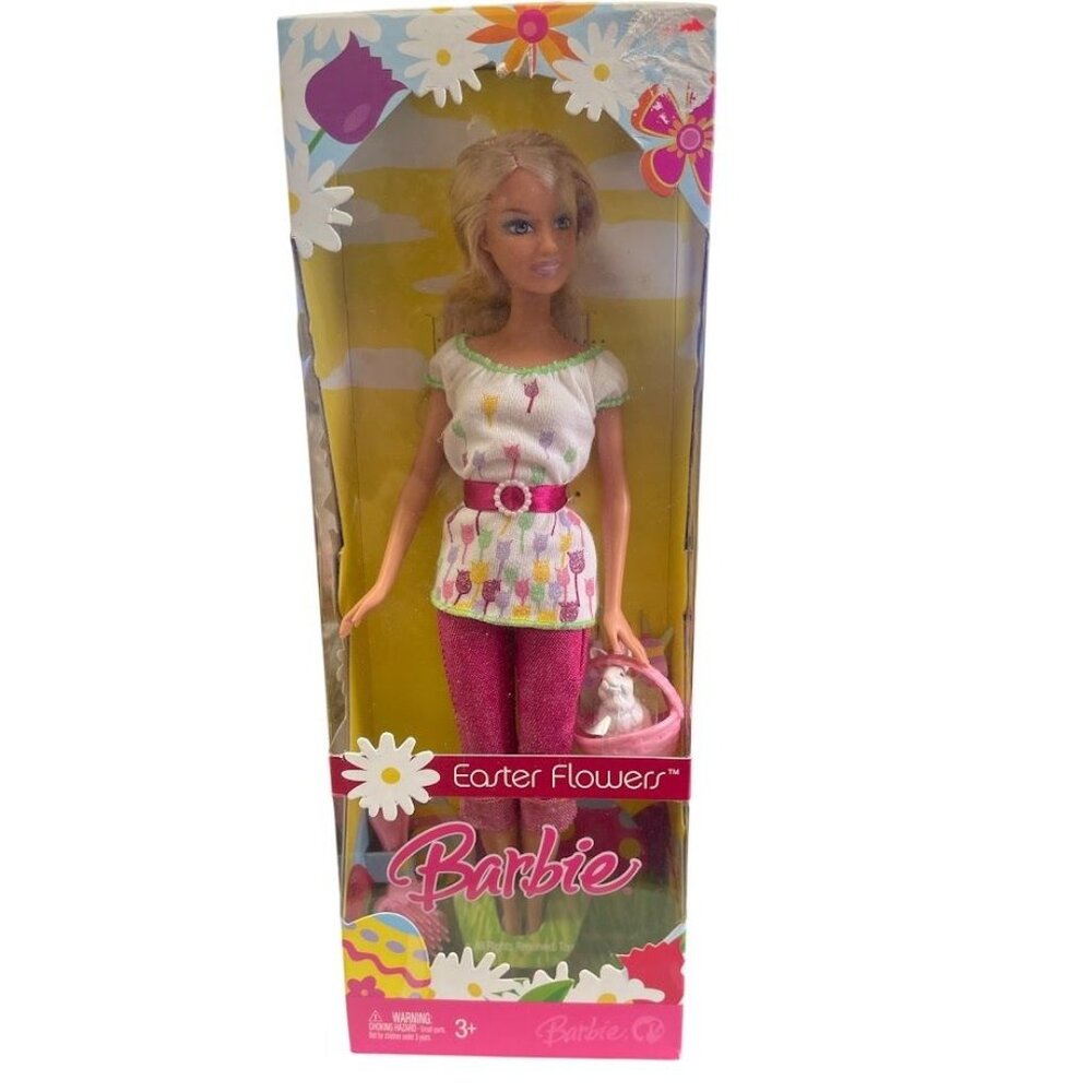 Barbie Easter Flowers Doll In Original Packaging